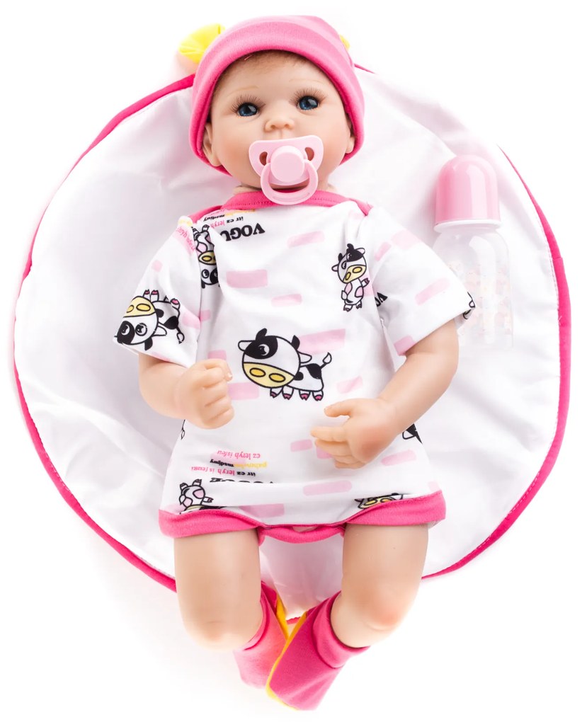 Reborn realistická bábika na hranie Eliška 55 cm