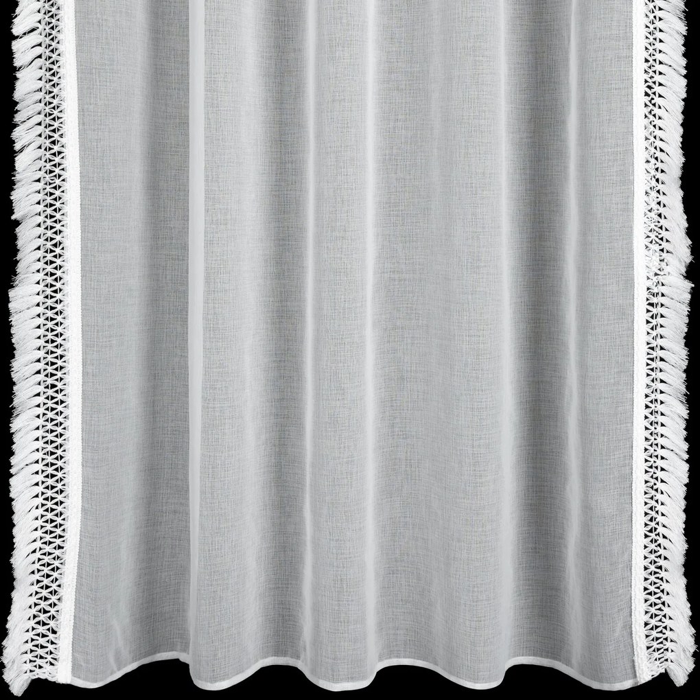 ZÁCLONA NA PÁSKE KIRA2 140X270 CM BIELA