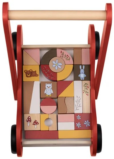 Playtive Drevený vozík (červená) (100356726)