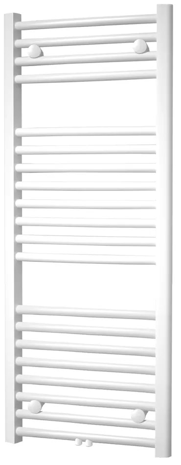 Mereo Mereo, Vykurovací rebrík, 450x970 mm, 562 W, rovný, biely, stredové pripojenie, MER-MT01S