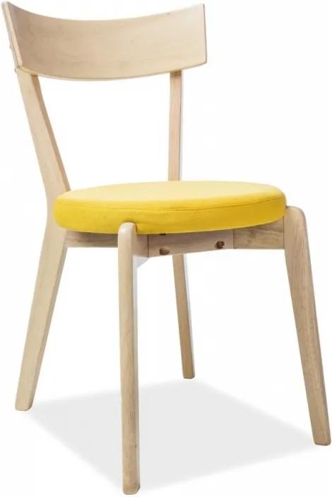 NOLO čalúnená stolička, Farba žltá