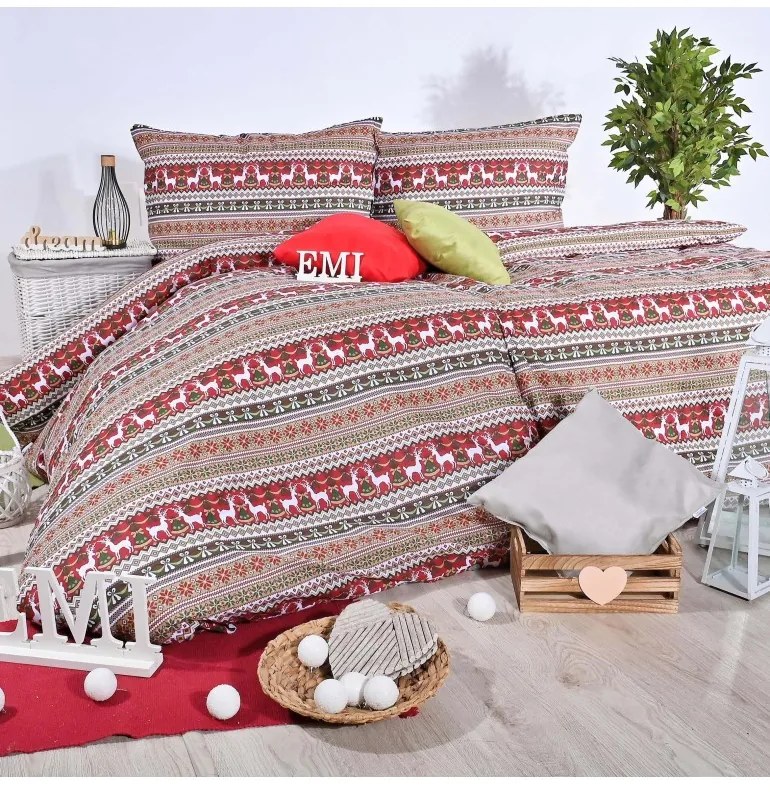 Vianočné obliečky bavlnené Christmas EMI