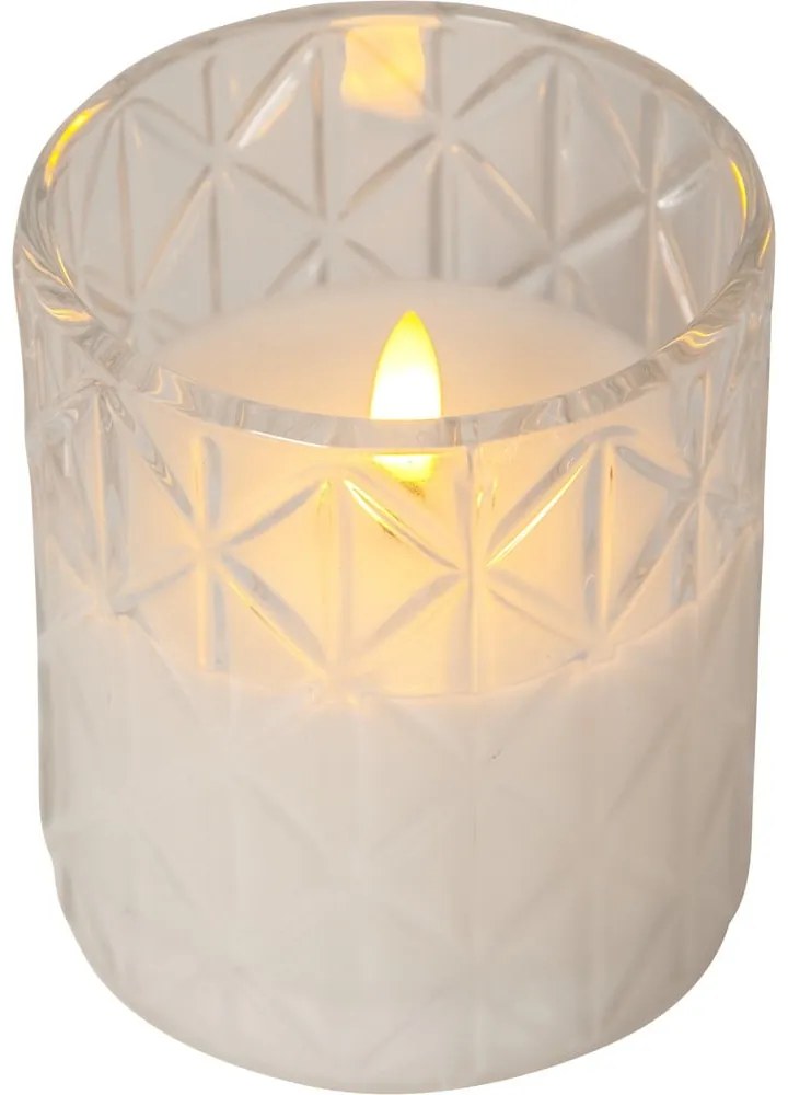 LED sviečka na baterky (výška 10 cm) Flamme Romb – Star Trading