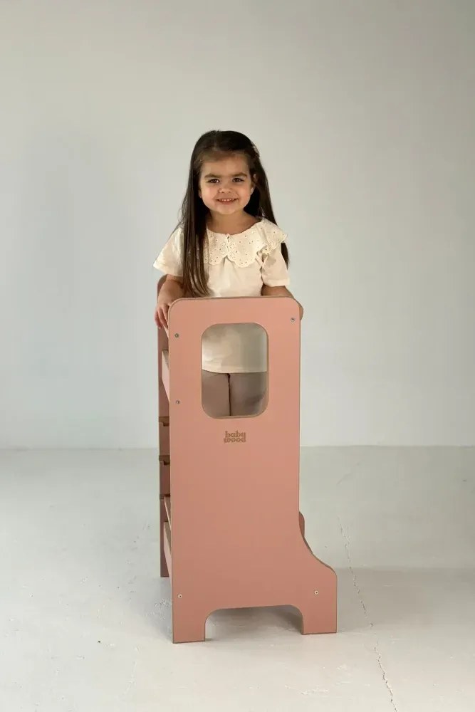 Učiaca veža Montessori pre deti ružová