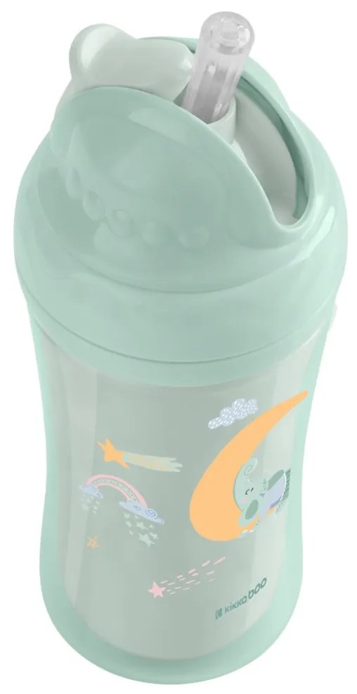 Hrnček so silikónovou slamkou 220ml 8m+ Moony me Mint