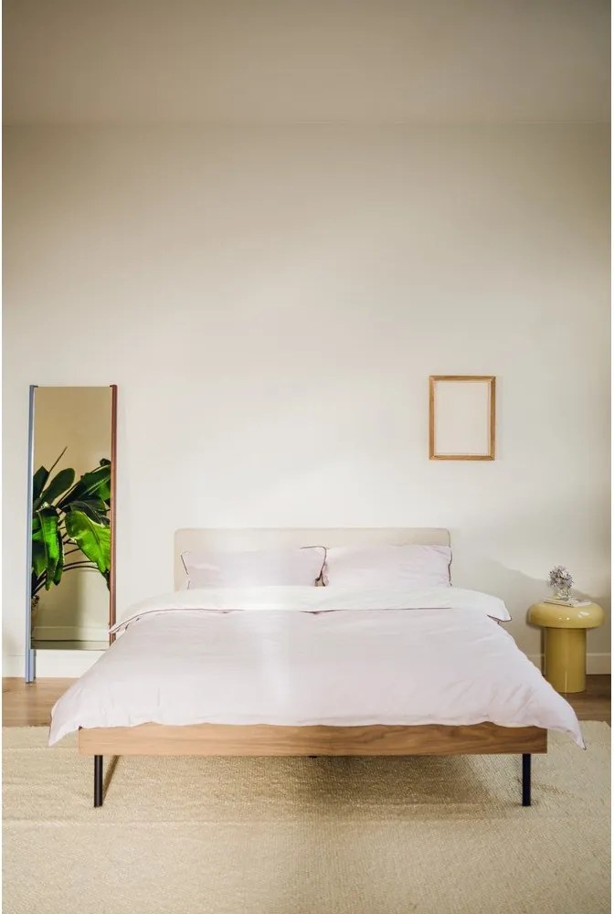 Stojacie zrkadlo s dreveným rámom 49x166 cm Lun – noo.ma