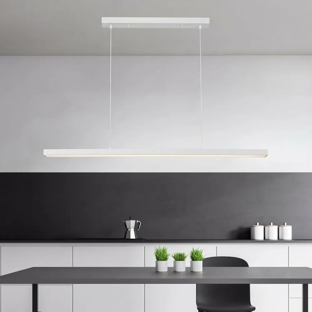 Brilagi - LED luster na lanku PAXIS LED/30W/230V 120 cm biely