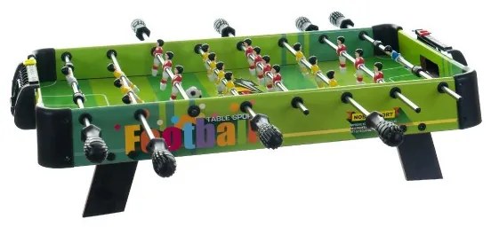Teddies Kopaná / Futbal spoločenská hra 71x36cm drevo kovová tiahla s počítadlom v krabici 67x7x36cm