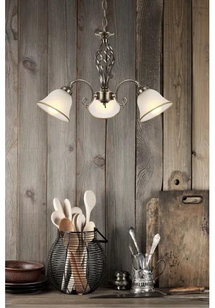 Globo 60208-3 - Luster na reťazi ODIN 3xE27/60W/230V