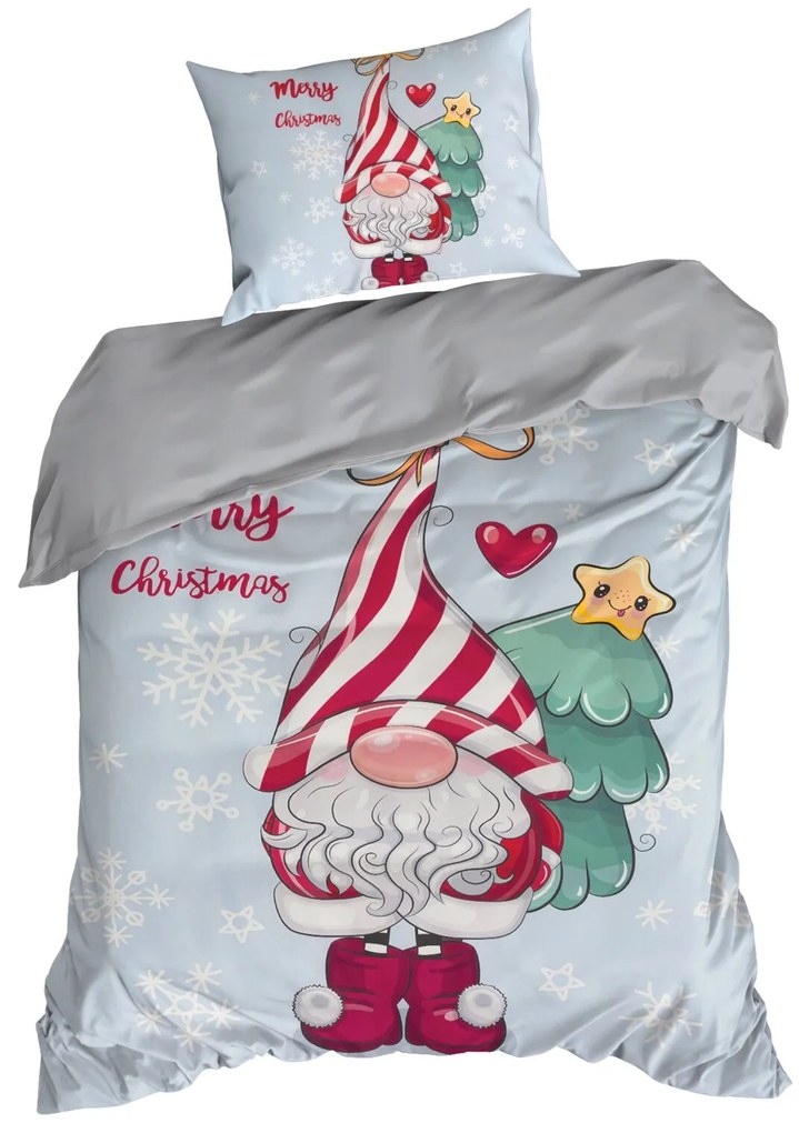 VIANOČNÉ OBLIEČKY Z MIKROVLÁKNA BEINER 140X200 CM, 1 KS 70X80 CM VZOROVANÉ