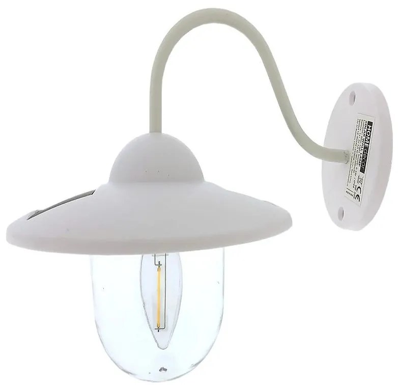 Solárne nástenné  svietidlo HD 300_316  0,5W biele