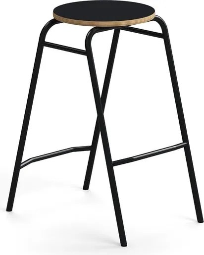 Barová stolička ALTUS, výška 690 mm, antracit