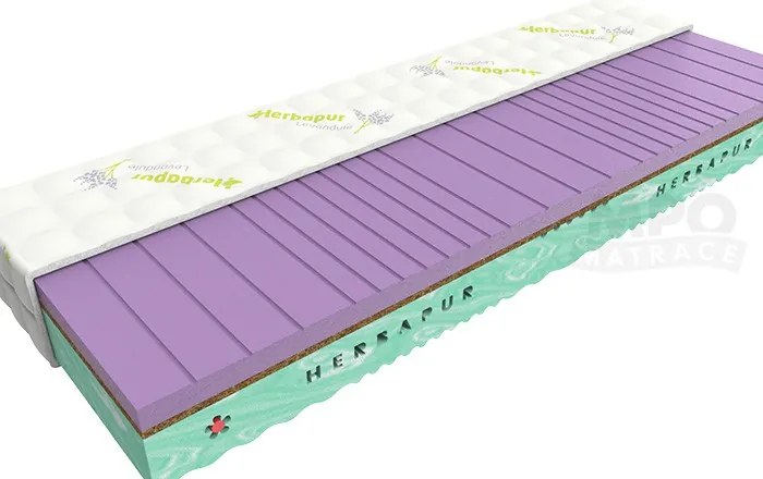 MPO HERBAPUR L OCEAN matrac s pamäťovou penou Levanduľa 80x200 cm S bylinkami