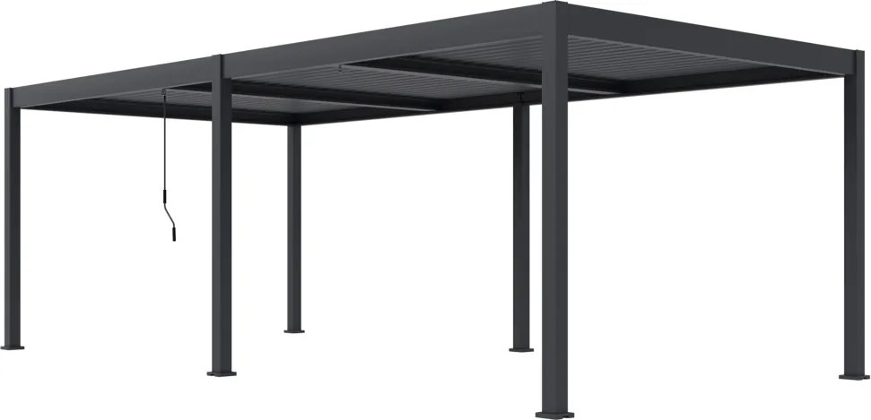 Bioklimatická pergola INTRO DUO 7,2x3,6m, hliník, voľne stojaca