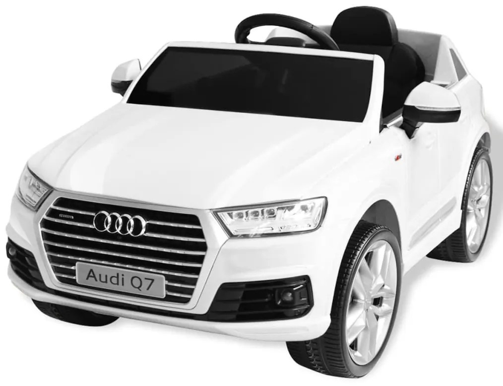vidaXL Elektrické autíčko Audi Q7, biele, 6 V