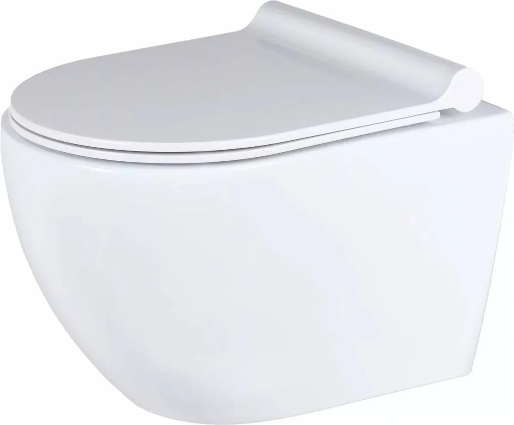 Závesný WC komplet bez okraja UpTrend Caneo TR2196D, vrátane sedadla