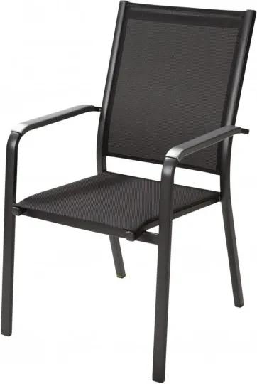 Sconto Záhradná stolička AMICO sivá/antracit