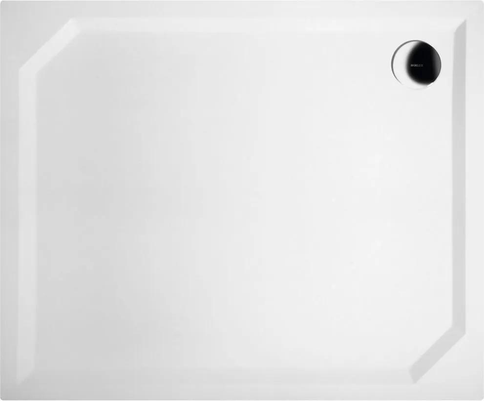 GELCO - SARA sprchová vanička z liateho mramoru, obdĺžnik 90x75x3,5 cm, hladká HS9075