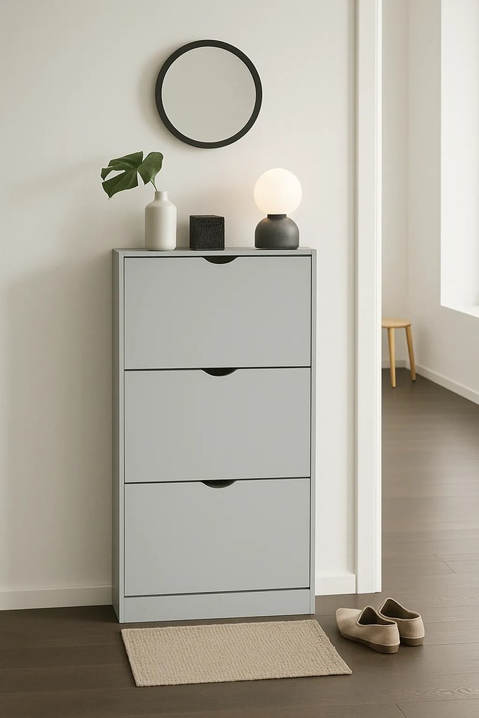 Noela Botník s 3 priehradkami sivý LUNARO