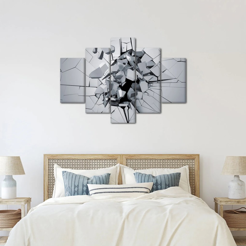 Obraz abstrakcie 3D (150x105 cm)