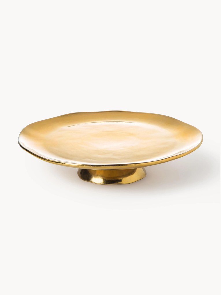 Porcelánový podnos na tortu Oro e Argento