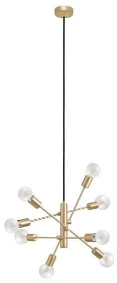 Eglo 99811 - Luster na lanku GRADOLI 8xE27/40W/230V