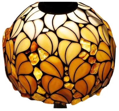 Jantar lampa Tiffany 48*20Ø AMBER