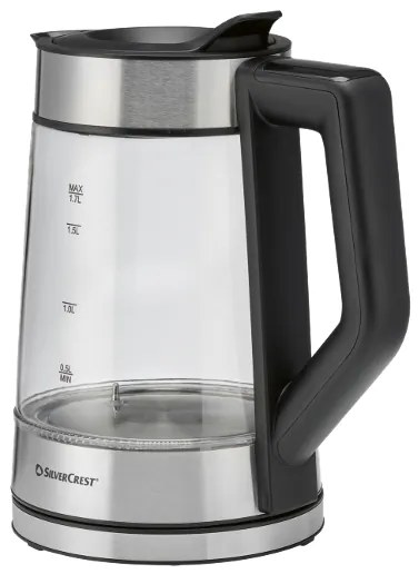 Silvercrest®  Sklenená rýchlovarná kanvica s digitálnym displejom Premium  (100395446)