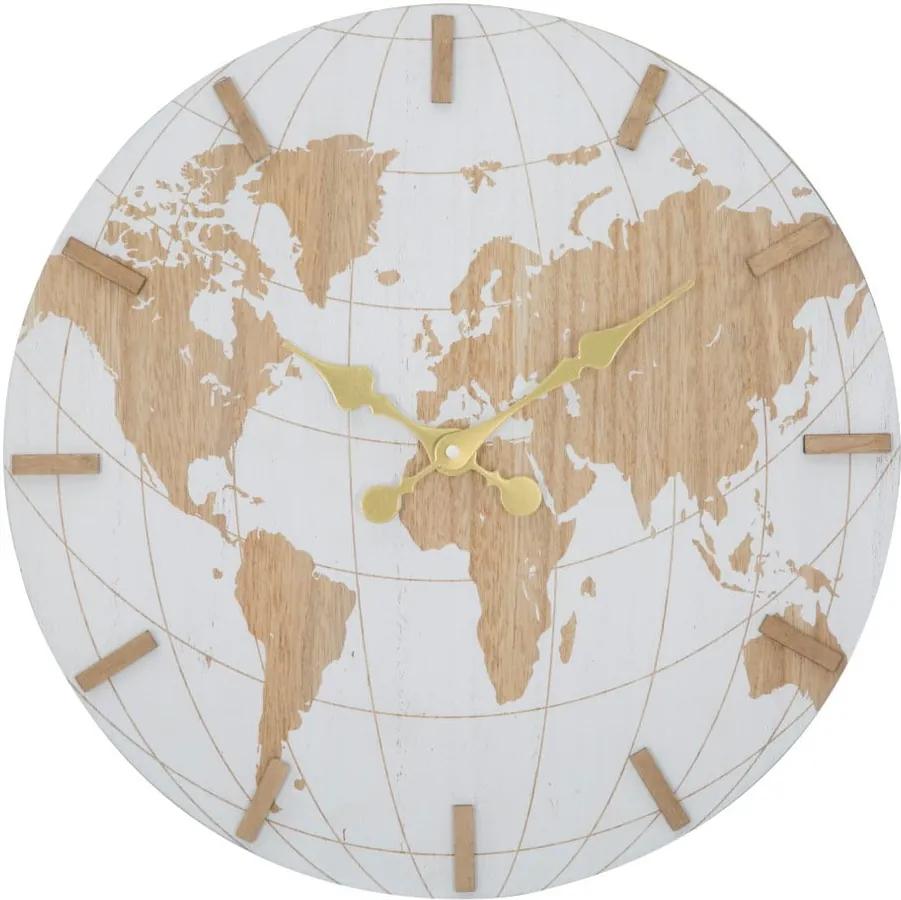 BonamiNástenné hodiny Mauro Ferretti White World, ⌀ 39 cm