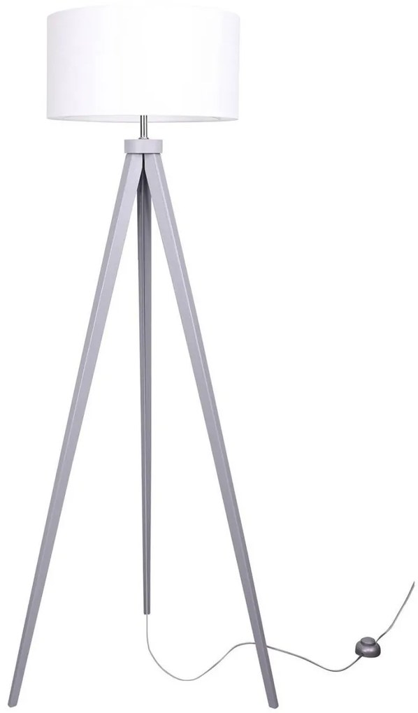 Stojacia lampa Indigo, 1x textilné tienidlo (výber zo 7 farieb), (výber z 5 farieb konštrukcie)