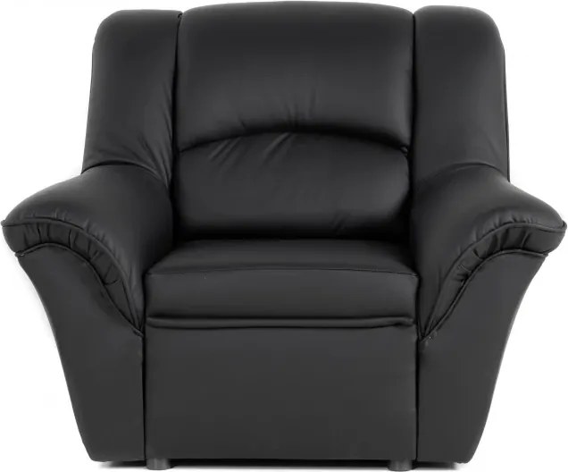 Kožené kreslo Dubaj LUX, tm. zelená (K-32)