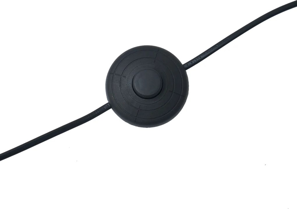 Drevená stojaca lampa s oranžovým tienidlom a zlatým interiérom 50 cm - Tripod Classic