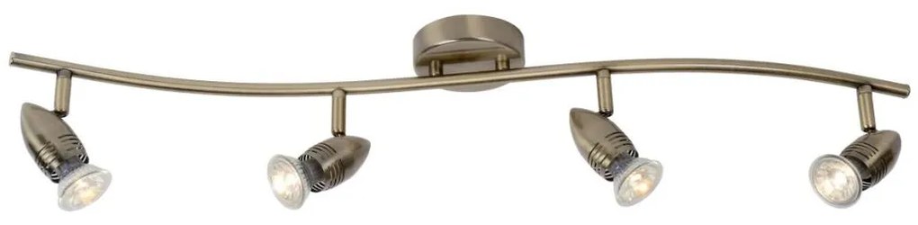 Lucide 13955/20/03 - LED bodové svietidlo CARO-LED 4xGU10/5W/230V bronz
