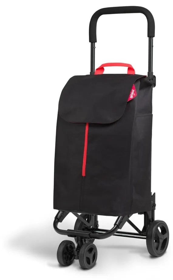 Čierny nákupný vozík Vileda Twin, 52 l