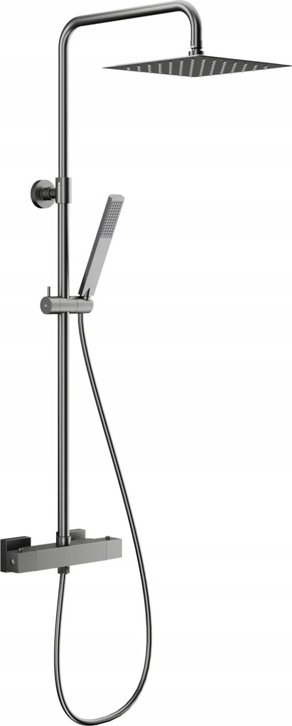 Kfa Dažďová Sprcha S Prémiovou Sprchovou Batériou Logon, Gun Metal Grey Pvd