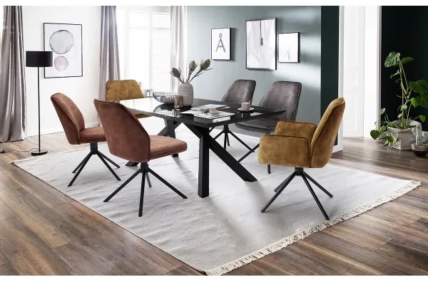 Jedálenská stolička NEXORO, 1 ks, červená