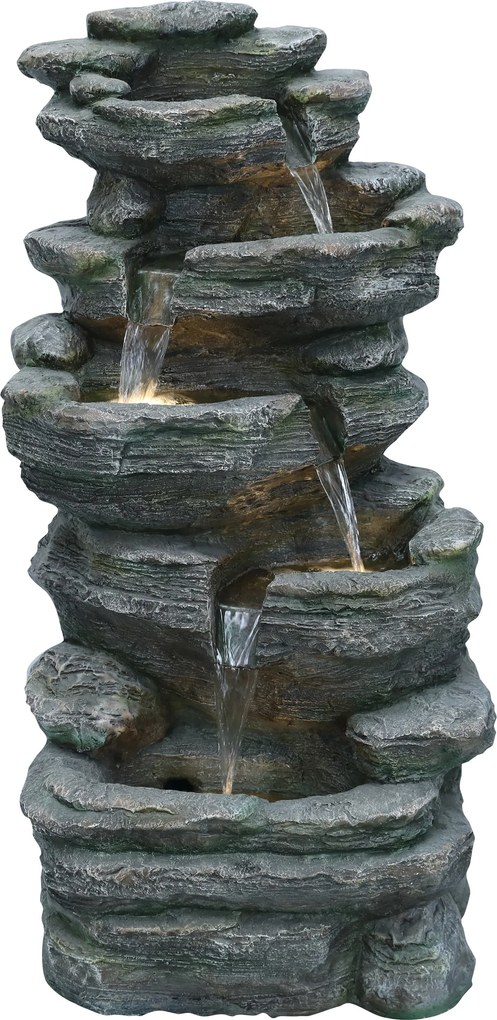 Záhradná fontána BestBerg EF-13 / polyresin / 49 x 43 x 92 cm