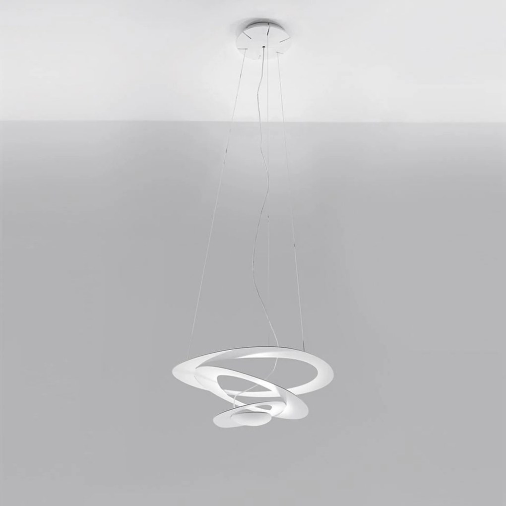 Artemide Pirce Micro závesné Led svietidlo, 2700K, biela, stmievateľné