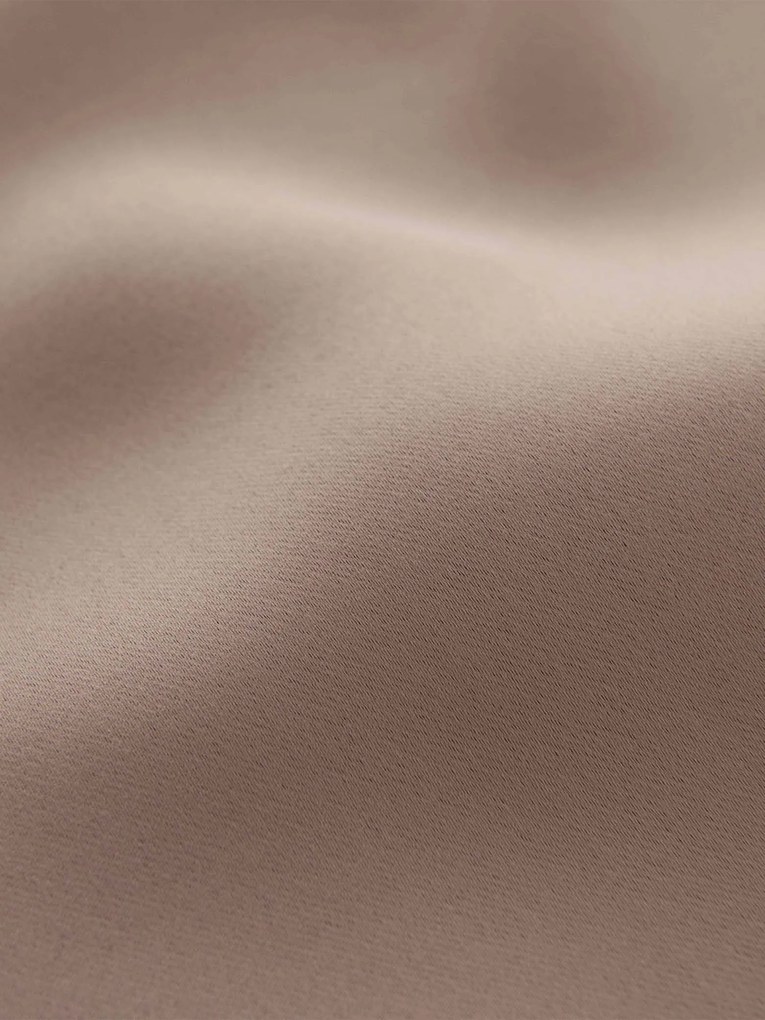 Blackout závesy Elias cappuccino - 140 × 180 cm (2 ks) - krúžky