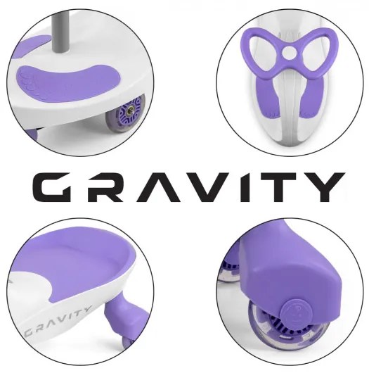 Gravitačné vozidlo GRAVITY White Purple