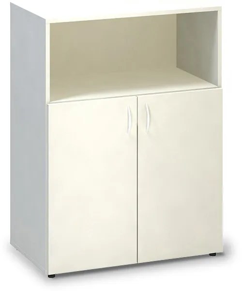Stredná skriňa ProOffice 80 x 47 x 106,3 cm, biela