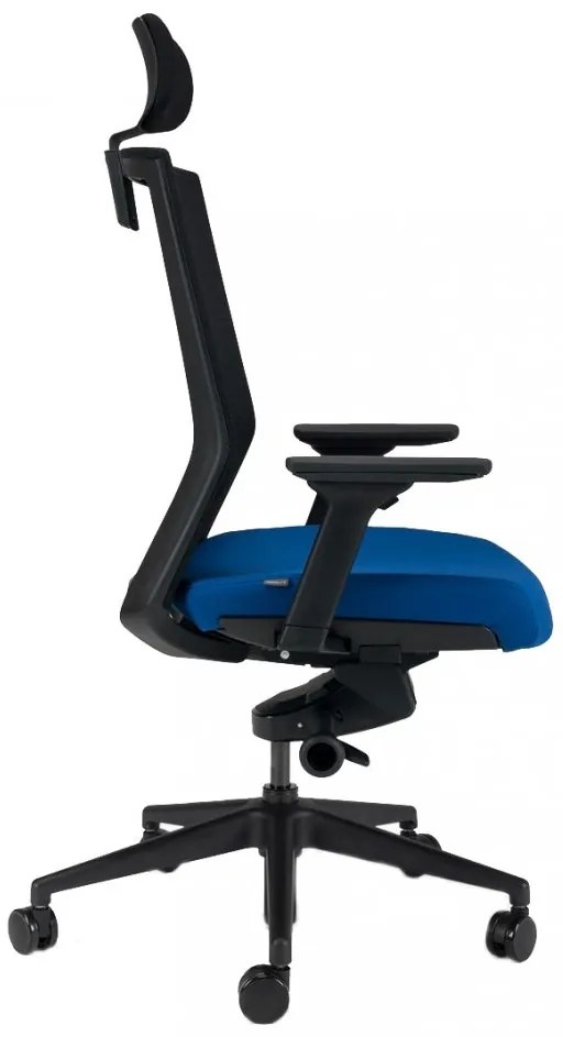 Kancelárska ergonomická stolička BESTUHL S27 BLACK — viac farieb, snímateľný poťah Sivá