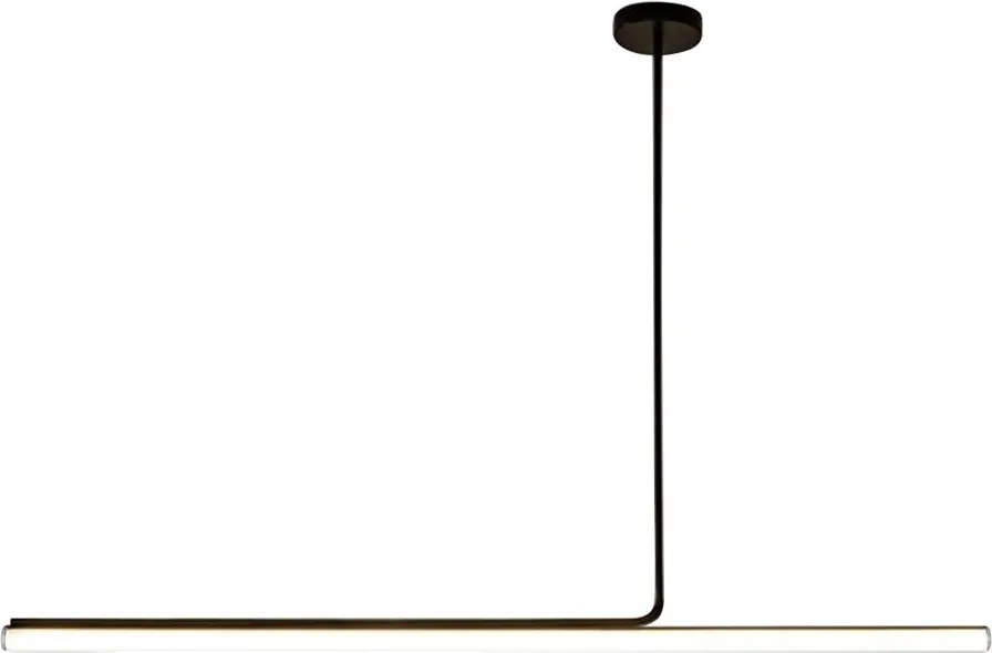 Toolight Toolight, LED stropné svietidlo 120cm, 14W, APP1659-CP, čierna, OSW-06990