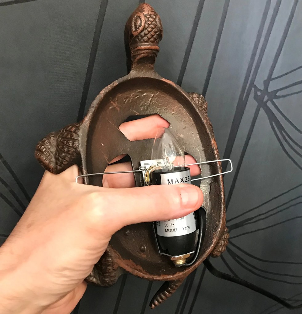 Detská lampa KORYTNAČKA Green Tiffany štýl 21*14