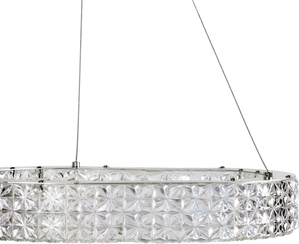 Toolight Toolight, LED stropné svietidlo 50cm, 36W, 4000K, MS005-CP, chrómová, OSW-09615