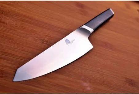 Kiritsuke / Chef 8" (205mm) Dellinger CUBE Ebony Wood