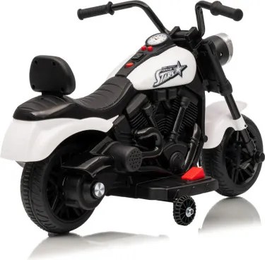 Elektrická motorka STAR biela