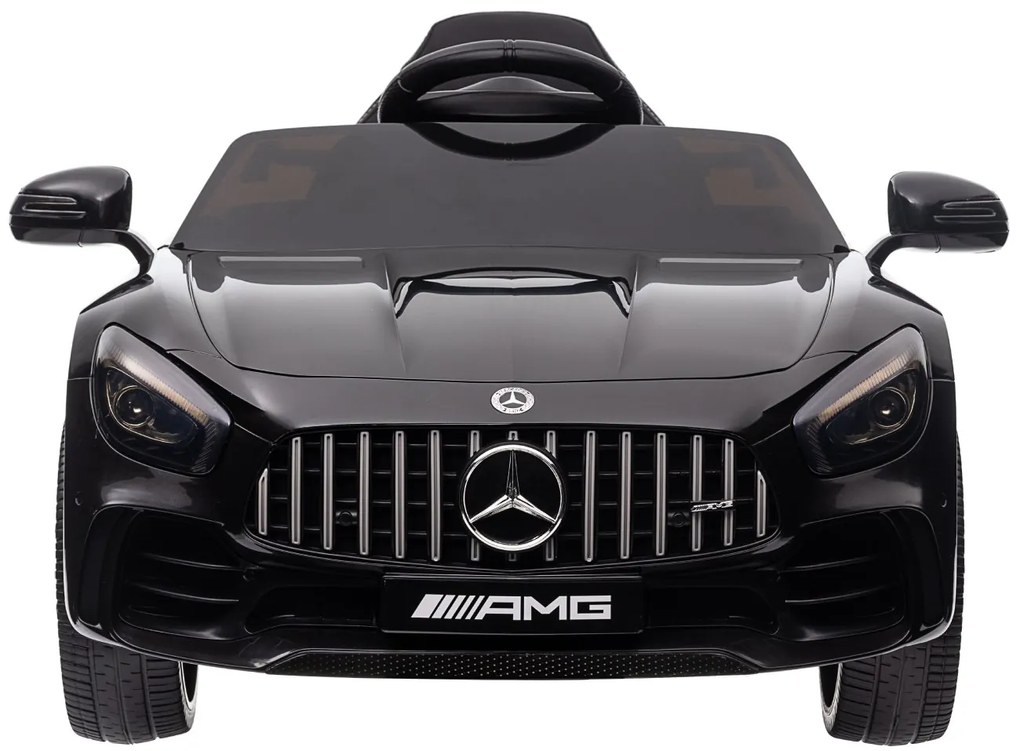 Detské elektrické autíčko na diaľkové ovládanie BestBerg BBCC-10B - Mercedes-Benz AMG GT R / od 3 rokov / nosnosť 25 kg / čierna