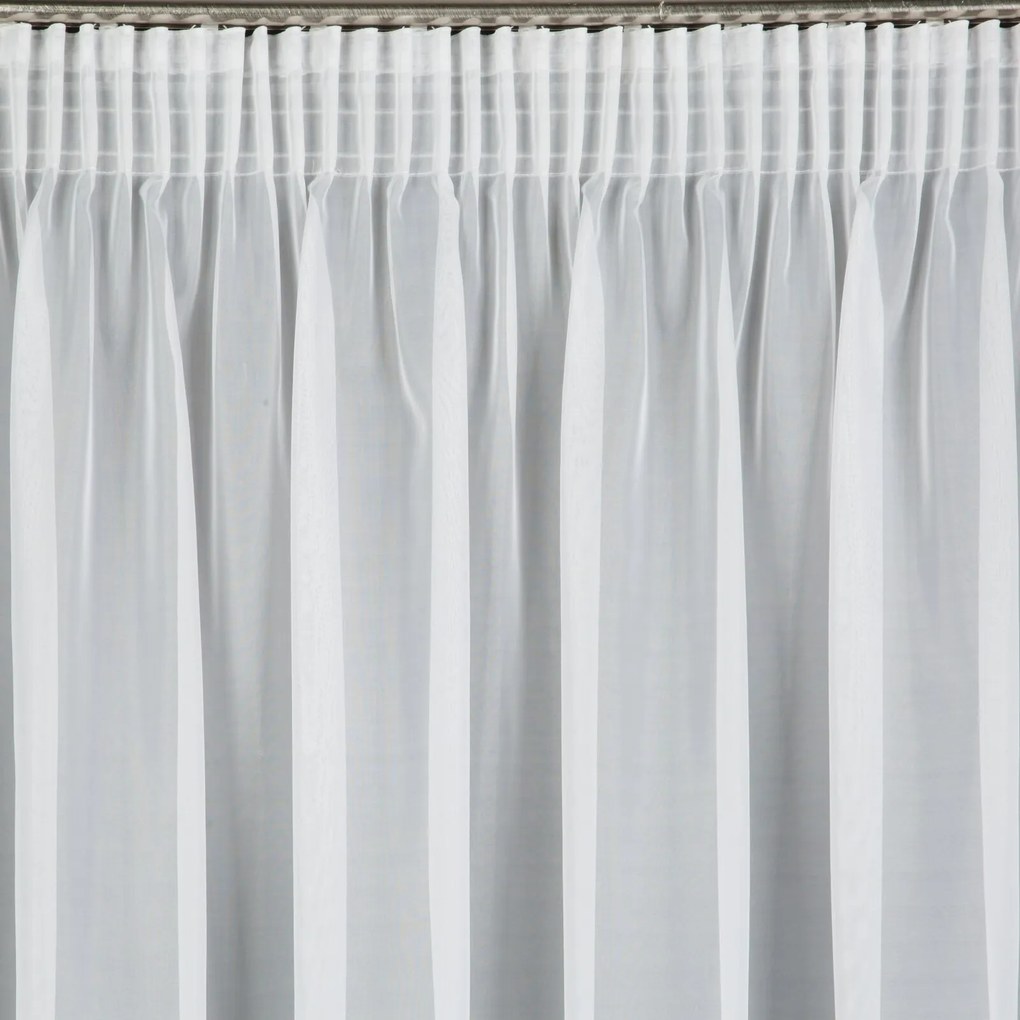 ZÁCLONA NA PÁSKE LUCY 300X160 CM BIELA