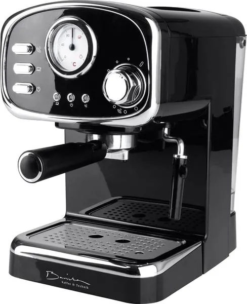 Espresso GourmetMaxx Barista Retro / černé / 1100 W / 15 bar